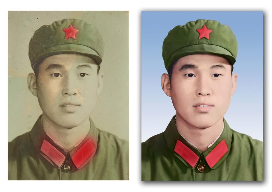 西塞山破损照片修复-18